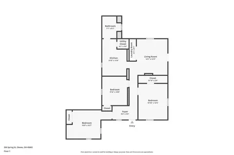 Floorplan - 200 Spring St, Cleves, OH 45002 photo 1 of 1