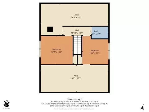 Floorplan - 2606 Kipling Ave, Cincinnati, OH 45239 photo 3 of 4