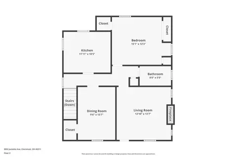 Floorplan - 3032 Junietta Ave, Cincinnati, OH 45211 photo 4 of 4