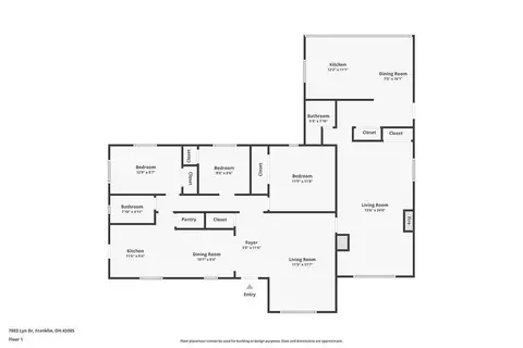 Floorplan - 7803 Lyn Dr, Carlisle, OH 45005 photo 1 of 1