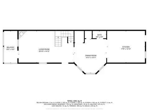 Floorplan - 1770 Mcmillan St, Cincinnati, OH 45206 photo 4 of 5