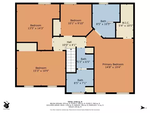 Floorplan - 3076 Hoock Ct, Cincinnati, OH 45239 photo 2 of 4