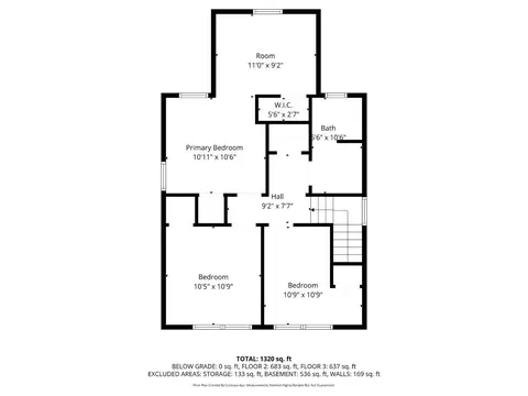 Floorplan - 1634 Gilsey Ave, Cincinnati, OH 45205 photo 2 of 4