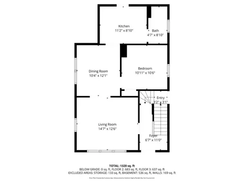 Floorplan - 1634 Gilsey Ave, Cincinnati, OH 45205 photo 3 of 4