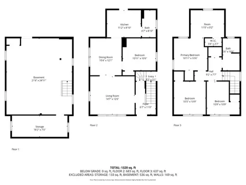 Floorplan - 1634 Gilsey Ave, Cincinnati, OH 45205 photo 1 of 4
