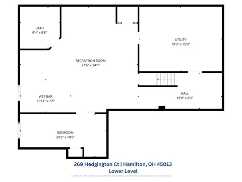 Floorplan - 269 Hedgington Ct, Hamilton, OH 45013 photo 2 of 2