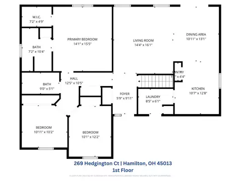 Floorplan - 269 Hedgington Ct, Hamilton, OH 45013 photo 1 of 2