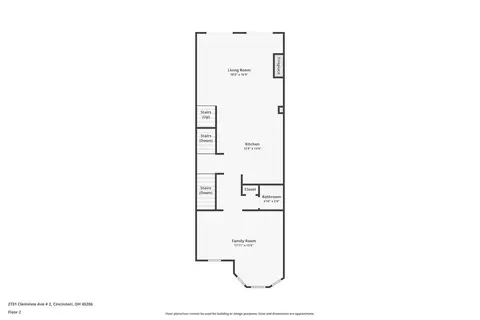 Floorplan - 2731 Cleinview Ave, Cincinnati, OH 45206 photo 3 of 4