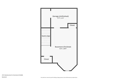 Floorplan - 2731 Cleinview Ave, Cincinnati, OH 45206 photo 1 of 4