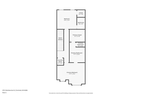 Floorplan - 2731 Cleinview Ave, Cincinnati, OH 45206 photo 4 of 4