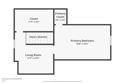Floorplan - 2526 Bremont Ave, Golf Manor, OH 45237 photo 3 of 3
