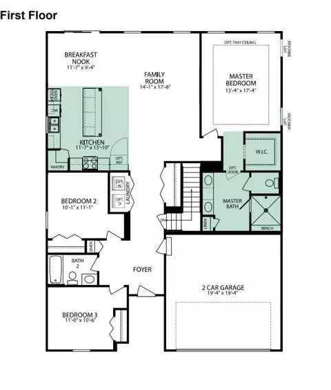 Floorplan - 3089 Canvasback Ct, Franklin, OH 45005 photo 1 of 1