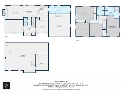 Floorplan - 10029 Windzag Ln, Montgomery, OH 45242 photo 2 of 3