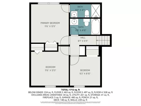 Floorplan - 615 Regents Rd, Cincinnati, OH 45245 photo 2 of 4