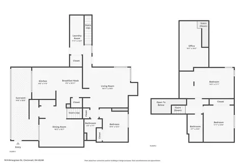 Floorplan - 7674 Briargreen Ln, Cincinnati, OH 45248 photo 1 of 3