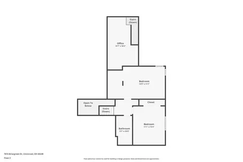 Floorplan - 7674 Briargreen Ln, Cincinnati, OH 45248 photo 3 of 3