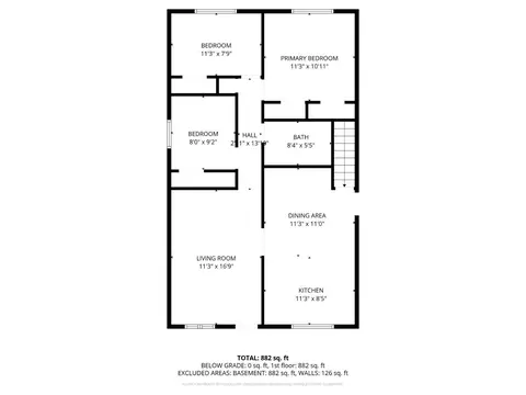 Floorplan - 8579 Daly Rd, Cincinnati, OH 45231 photo 2 of 3