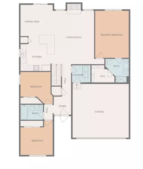 Floorplan - 6270 Pine Cv, Morrow, OH 45152 photo 1 of 3