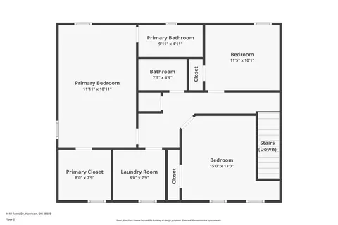 Floorplan - 1648 Tunis Dr, Harrison, OH 45030 photo 3 of 3