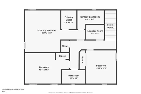 Floorplan - 3031 Yellowtail Ter, Morrow, OH 45152 photo 2 of 2