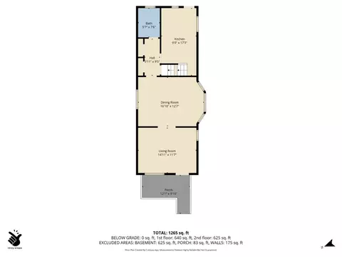 Floorplan - 836 Harris Ave, Cincinnati, OH 45205 photo 3 of 4