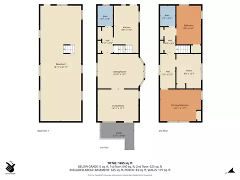 Floorplan - 836 Harris Ave, Cincinnati, OH 45205 photo 1 of 4