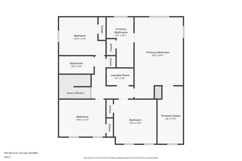 Floorplan - 9457 Morris Dr, Harrison, OH 45030 photo 3 of 4
