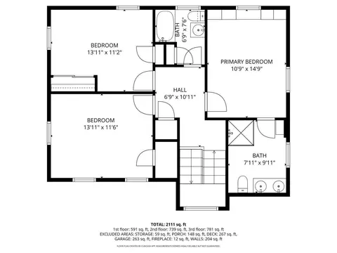 Floorplan - 3935 Eileen Dr, Cincinnati, OH 45209 photo 2 of 3