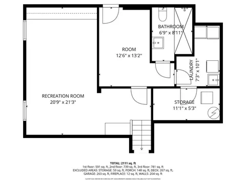 Floorplan - 3935 Eileen Dr, Cincinnati, OH 45209 photo 3 of 3