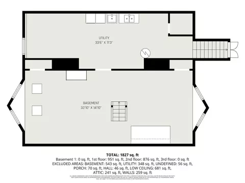 Floorplan - 6378 Hillside Ave, Cincinnati, OH 45233 photo 3 of 4