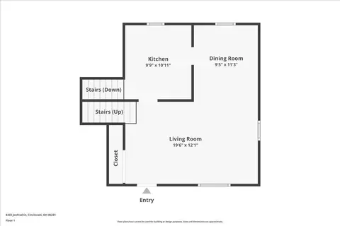 Floorplan - 8433 Jonfred Ct, Cincinnati, OH 45231 photo 3 of 5