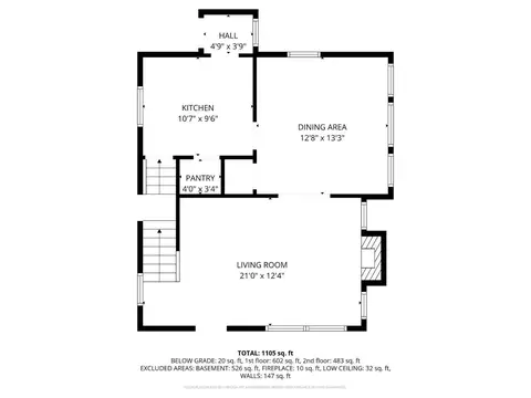 Floorplan - 3353 Mcfadden Ave, Cincinnati, OH 45211 photo 3 of 4