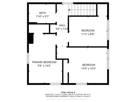 Floorplan - 4340 Eighth St, Cincinnati, OH 45205 photo 2 of 4
