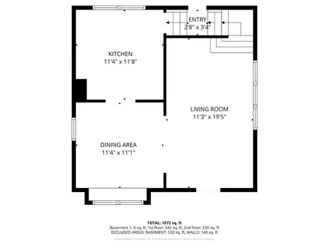 Floorplan - 4340 Eighth St, Cincinnati, OH 45205 photo 3 of 4