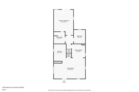 Floorplan - 10167 Wayne Ave, Woodlawn, OH 45215 photo 2 of 3