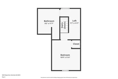 Floorplan - 10167 Wayne Ave, Woodlawn, OH 45215 photo 3 of 3