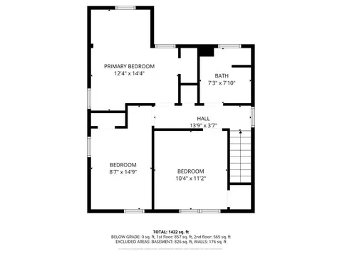 Floorplan - 4318 Eighth St, Cincinnati, OH 45205 photo 3 of 4