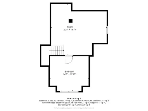 Floorplan - 3628 Bevis Ave, Cincinnati, OH 45207 photo 4 of 4