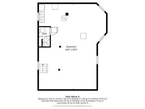 Floorplan - 3628 Bevis Ave, Cincinnati, OH 45207 photo 1 of 4