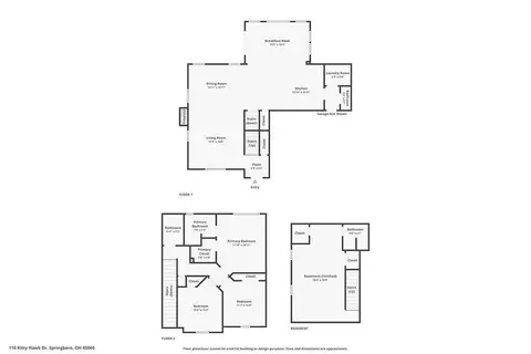 Floorplan - 110 Kitty Hawk Dr, Springboro, OH 45066 photo 1 of 3
