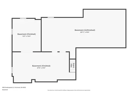 Floorplan - 8363 Shadowpoint Ct, Montgomery, OH 45242 photo 3 of 3