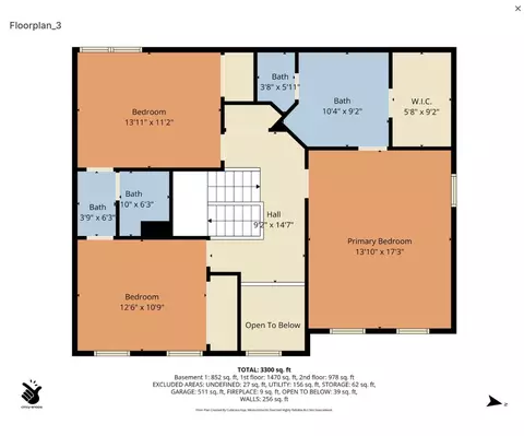 Floorplan - 9933 Hampstead Ct, West Chester, OH 45241 photo 2 of 3