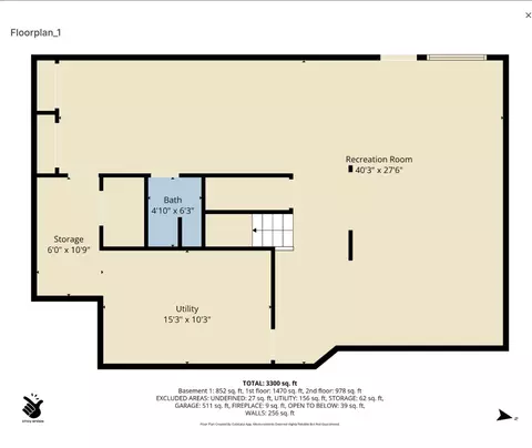 Floorplan - 9933 Hampstead Ct, West Chester, OH 45241 photo 3 of 3