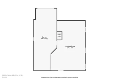 Floorplan - 3962 School Section Rd, Cheviot, OH 45211 photo 1 of 4