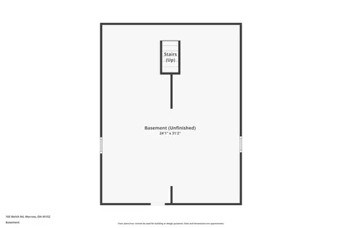 Floorplan - 105 Welch Rd, Morrow, OH 45152 photo 3 of 3