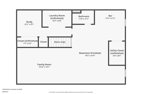 Floorplan - 10493 Mill Rd, Cincinnati, OH 45240 photo 2 of 3