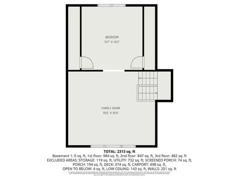 Floorplan - 3449 Craig Ave, Cincinnati, OH 45211 photo 3 of 4