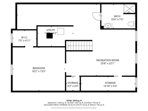Floorplan - 5811 Bramble Ave, Cincinnati, OH 45227 photo 1 of 4