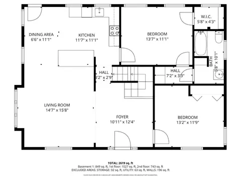Floorplan - 5811 Bramble Ave, Cincinnati, OH 45227 photo 2 of 4