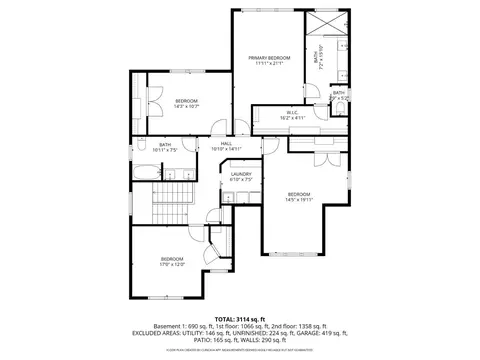 Floorplan - 4737 Alpine Ave, Blue Ash, OH 45242 photo 3 of 3